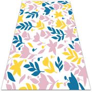 Dywany - Modny dywan winylowy Abstrakcyjne kwiatki 60x90 cm - miniaturka - grafika 1