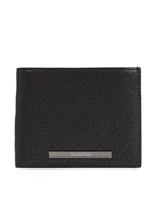Portfele - Calvin Klein Duży Portfel Męski Modern Bar Bifold 5Cc W/Coin K50K511835 Czarny - miniaturka - grafika 1