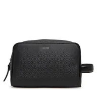 Kosmetyczki, organizery i kuferki - Kosmetyczka Calvin Klein Ck Sleek Washbag Mono K50K512944 Czarny - miniaturka - grafika 1