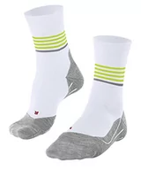 Skarpetki damskie - FALKE Mężczyźni Skarpety do biegania RU4 Endurance Reflect M SO Bawełna przeciw pęcherzom 1 Para, Biały (White 2007), 46-48 - miniaturka - grafika 1