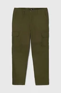 Spodnie męskie - Dickies spodnie bawełniane kolor zielony w fasonie cargo - miniaturka - grafika 1