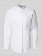 Koszule męskie - Koszula casualowa o kroju regular fit z kołnierzykiem typu button down - miniaturka - grafika 1