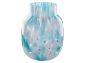 Wazony i flakony - LIVARNO home Wazon szklany, szkło dmuchane (Turkusowy/różowy) - miniaturka - grafika 1