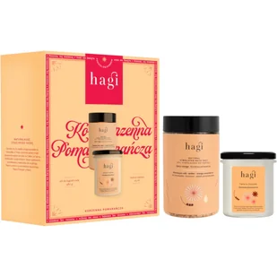 Hagi Zestaw Korzenna Pomarańcza: Świeca 215 ml + sól do kąpieli 480g - Świece - miniaturka - grafika 1
