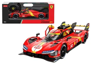 Auto R/C 1:24 Zdalnie Sterowane Sportowe Ferrari 499P Czerwone - Zabawki zdalnie sterowane - miniaturka - grafika 1