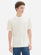 Koszulki męskie - Koszulka męska bawełniana Tom Tailor 1043467 L Biała (4068127054081) - miniaturka - grafika 1