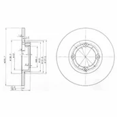 Tarcze hamulcowe - Tarcza hamulcowa DELPHI BG3551 - miniaturka - grafika 1
