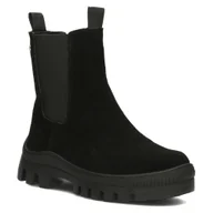 Botki damskie - Botki sztyblety damskie zamszowe Filippo 4163 czarny-39 - miniaturka - grafika 1