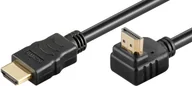 Kable komputerowe i do monitorów - Microconnect HDM19192V2.0A90 kabel HDMI 2 m HDMI Typu A (Standard) Czarny - miniaturka - grafika 1