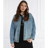 Kurtki damskie - Armani Exchange Kurtka jeansowa | Regular Fit - miniaturka - grafika 1