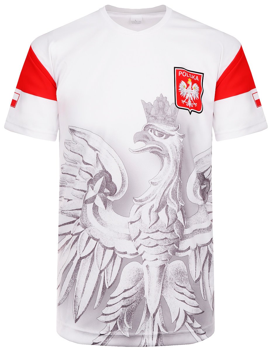 POLSKA - KOSZULKA KIBICA - SUPER ORZEŁ - TU 152cm