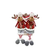 Ozdoby bożonarodzeniowe - Renifer siedzący 78 cm mix - miniaturka - grafika 1