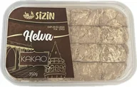 Chałwa - CHAŁWA TURECKA KAKAOWA SIZIN O SMAKU KAKAO HELVA SMAK KAKAOWY SEZAMOWA 350G - miniaturka - grafika 1