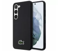 Etui i futerały do telefonów - Lacoste LCHCS23SPVCK Hardcase Iconic Petit Pique do Samsung Galaxy S23 Czarny - miniaturka - grafika 1