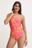 Stroje kąpielowe - Nike jednoczęściowy strój kąpielowy Hydrastrong Multi Print kolor pomarańczowy miękka miseczka - miniaturka - grafika 1