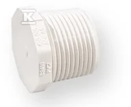 Łączniki, trójniki, kształtki - Korek z gwintem wkrętny GZ PVC-U 1/2" - miniaturka - grafika 1