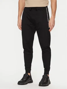 BOSS Spodnie dresowe Authentic 50535813 Czarny Regular Fit - Spodnie sportowe męskie - miniaturka - grafika 1