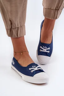 Trampki Tenisówki Damskie Granatowe Lee Cooper LCW-23-31-1789L - Zazoo - Trampki damskie - miniaturka - grafika 1