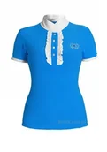 Koszulki jeździeckie - FAIR PLAY Koszula konkursowa CHARLOTTE lazurowa - miniaturka - grafika 1