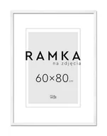 Ramki na zdjęcia - Ramka na zdjęcia 60x80 cm Biała - miniaturka - grafika 1