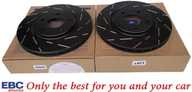 Tarcze hamulcowe - Przednia NACINANA tarcza hamulcowa 330mm EBC seria USR Chrysler Pacifica 2017- - miniaturka - grafika 1