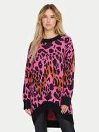 Swetry damskie - ONLY Sweter Helena 15332159 Różowy Oversize - miniaturka - grafika 1