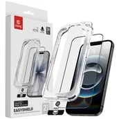 Szkła hartowane na telefon - Szkło hartowane CRONG EasyShield do Apple iPhone 16e/14/13/13 Pro (2 szt.) - miniaturka - grafika 1
