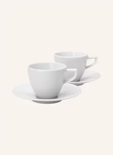 Joop! Zestaw 2 Filiżanek Do Espresso Single Cornflower Ze Spodkiem weiss - Filiżanki - miniaturka - grafika 1