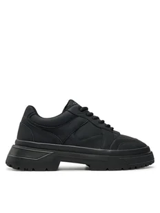 Guess Półbuty Palermo Low FMFPLO ELE13 Czarny - Półbuty męskie - miniaturka - grafika 1