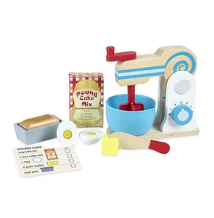 Melissa&Doug Drewniany mikser z akcesoriami 19840 - Zabawki AGD - miniaturka - grafika 1