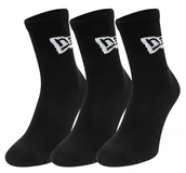 Skarpetki damskie - Skarpety długie NEW ERA Flag Crew 3-PAK czarne - miniaturka - grafika 1