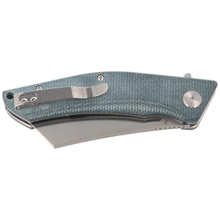 Nóż składany Bestech Cubis Blue Micarta, Stonewashed/Satin D2 (BG42C) - Noże - miniaturka - grafika 7