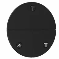 Baterie podtynkowe - HANSGROHE 15558670 ShowerSelect Comfort S Zawór odcinający, podtynkowy do 3 odbiorników Czarny Matowy - miniaturka - grafika 1