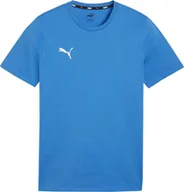 Koszulki męskie - Koszulka męska Puma Team Goal Casuals Tee niebieska 658615 02 S - miniaturka - grafika 1