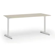 Biurka - Biurko PRIMO BETA, 1600 x 800 mm, podstawa biała, brzoza - miniaturka - grafika 1