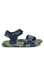Buty dla chłopców - Geox Sandały J Fusbetto Bo J35HMA 54 CF4A3 M Granatowy - miniaturka - grafika 1