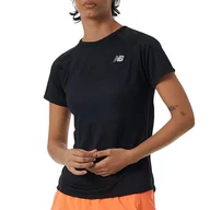 Koszulki sportowe damskie - Koszulka New Balance WT21262BK - czarna - miniaturka - grafika 1