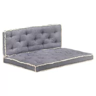 Poduszki ogrodowe - vidaXL Zestaw 2 poduszek na sofę z palet niebieski 3068551 - miniaturka - grafika 1