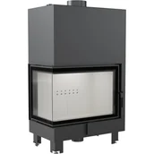 Kominki wolnostojące - Kratki.pl Marek Bal Kominek z płaszczem wodnym MBA Lewy 17 kW  200 MBA/PW/17/L/BS/W - miniaturka - grafika 1