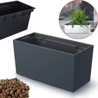 Donice - Doniczka podłużna Urbi DUC400 + keramzyt 1l Skrzynka + wkład - miniaturka - grafika 1