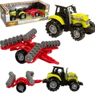 Samochody i pojazdy dla dzieci - Ciągnik Traktor MASZYNA ROLNICZA Przyczepa - miniaturka - grafika 1