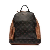 Plecaki - Plecak Nobo NBAG-R0100-CM20 Czarny/Brązowy - miniaturka - grafika 1