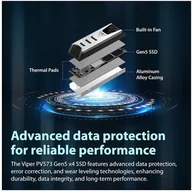 Dyski SSD - SSD Patriot SSD Viper PV573 4TB M.2 2280 PCIe Gen5 x4 14000MBS/12000MBS PV573P4TBM28H - miniaturka - grafika 1
