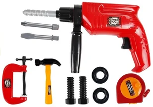 NARZĘDZI W WALIZCE ZESTAW WIERTARKA ŚRUBY - Zabawy w naśladowanie dorosłych - miniaturka - grafika 1