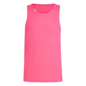 Koszulki i topy damskie - Dziewczęca koszulka adidas Girls Club Tennis Climacool Tank Top Lucid Pink 140 cm - miniaturka - grafika 1