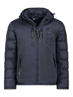 Kurtki męskie - Geographical Norway Kurtka zimowa "Beachwood" w kolorze granatowym - miniaturka - grafika 1