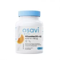 Osavi - Witamina D3 + K2, 4000IU + 150 μg, 60 kapsułek miękkich - Witaminy i minerały - miniaturka - grafika 1