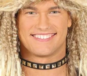 Dodatki do strojów karnawałowych - GUIRCA Naszyjnik Rockmana, Punka BIZU/3886-G - miniaturka - grafika 1