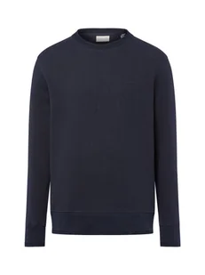 Gant Bluza męska Mężczyźni Bawełna niebieski wypukły wzór tkaniny, M - Bluzy męskie - miniaturka - grafika 1