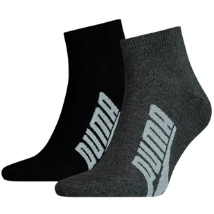 Skarpety unisex Puma BWT LIFESTYLE QUARTER 2-PACK wielokolorowe 90795301 - Skarpetki damskie - miniaturka - grafika 1